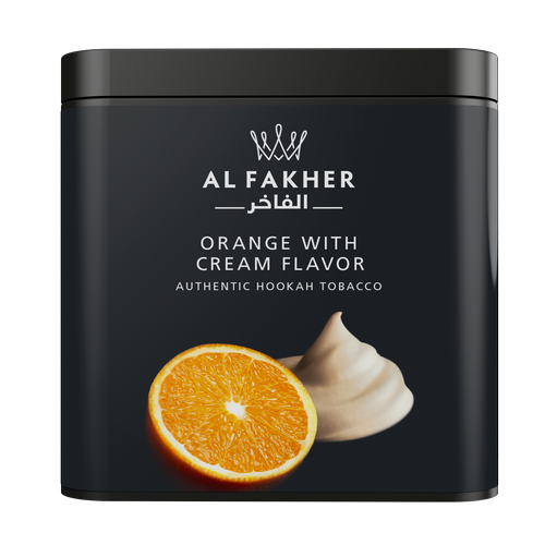 Orange with cream